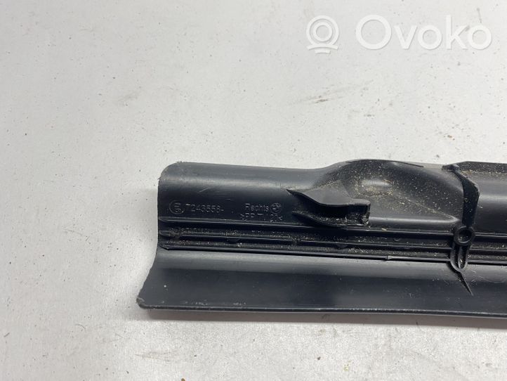 BMW 3 F30 F35 F31 Cornice di rivestimento della regolazione del sedile della portiera anteriore 7243558