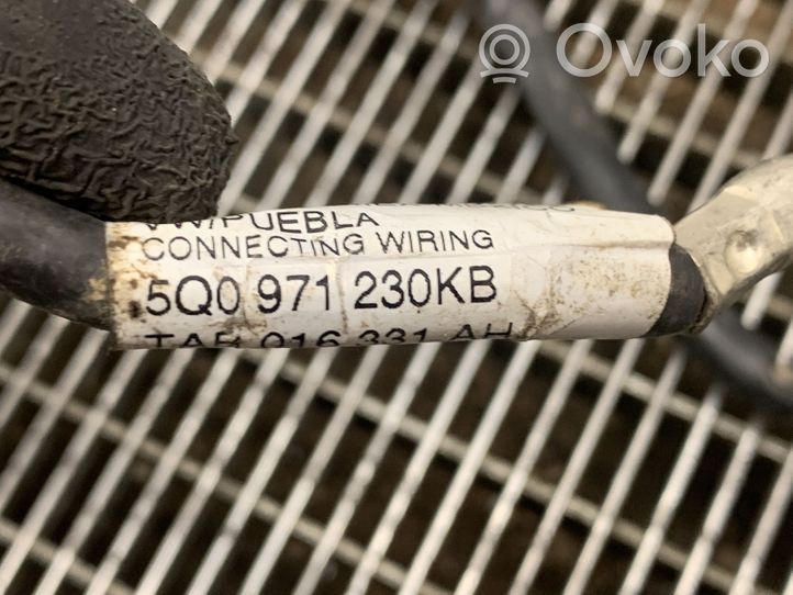 Volkswagen Jetta VII Câble négatif masse batterie 5Q0971230