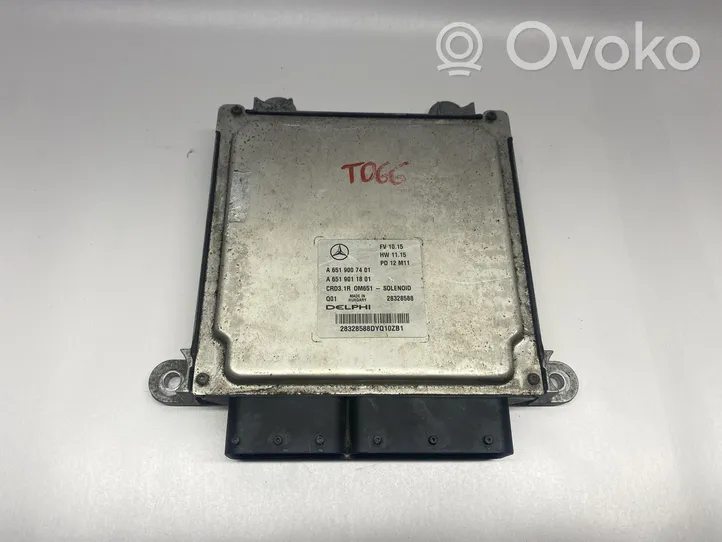 Mercedes-Benz CLS C218 X218 Calculateur moteur ECU A6519007401