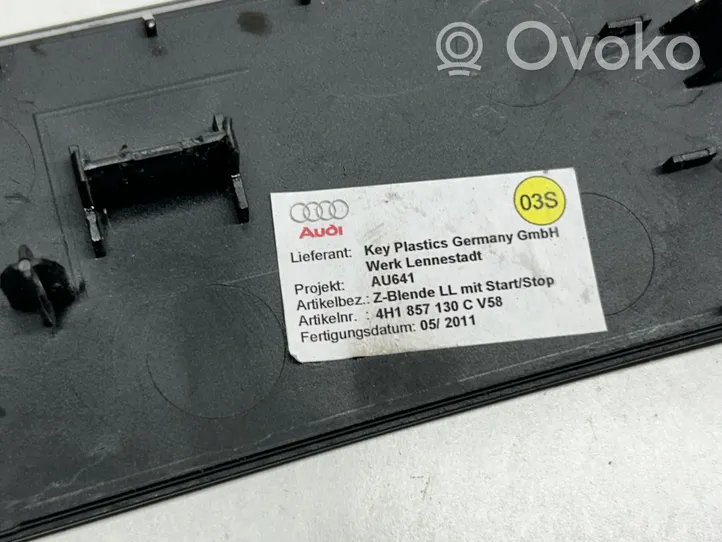 Audi A8 S8 D4 4H Kita centrinė konsolės (tunelio) detalė 4H1857130C