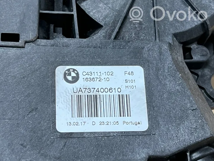 BMW X1 F48 F49 Siłownik elektryczny podnoszenia klapy tylnej / bagażnika 7374006