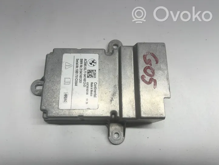 BMW X5 G05 Oro pagalvių valdymo blokas 9474812