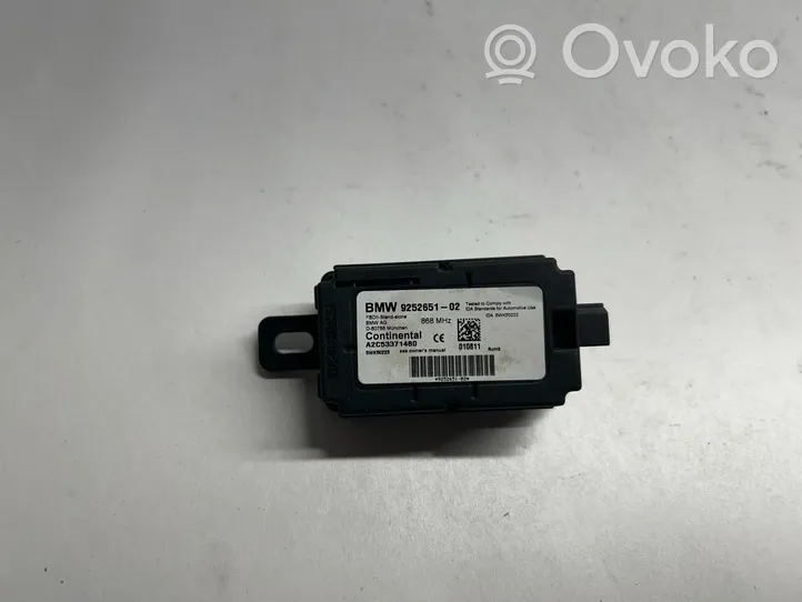 BMW 1 F20 F21 Alarm control unit/module 9252651