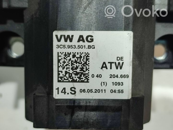 Volkswagen PASSAT CC Interruptor/palanca de limpiador de luz de giro 3C5953501BG