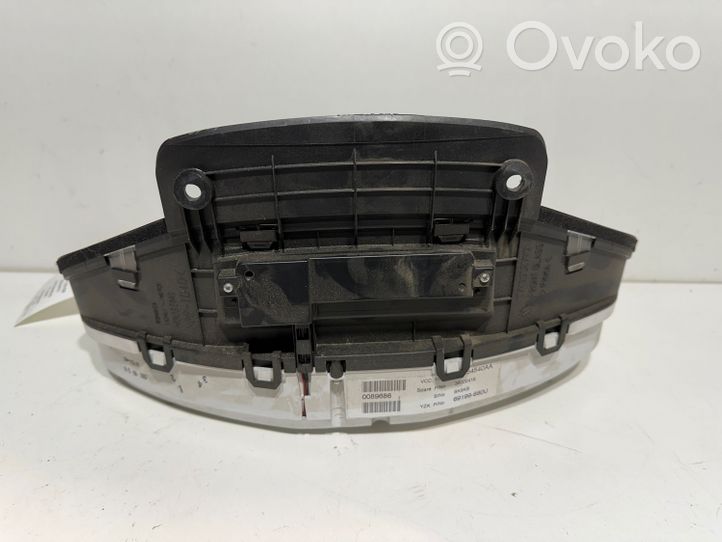 Volvo S80 Compteur de vitesse tableau de bord 36000416