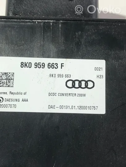 Audi A7 S7 4G Jännitteenmuunnin/muuntimen moduuli 8K0959663F