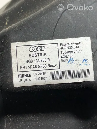 Audi A7 S7 4G Ilmansuodattimen kotelo 4G0133836R