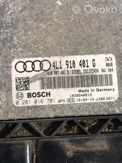 Audi Q7 4L Блок управления двигателя 4L1910401G