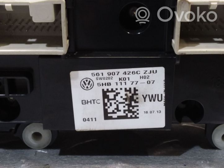 Volkswagen PASSAT B7 USA Ilmastoinnin ohjainlaite 561907426C