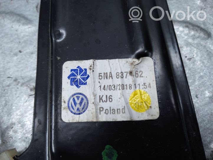 Volkswagen Tiguan Priekinis el. lango pakėlimo mechanizmas be varikliuko 5NA837462