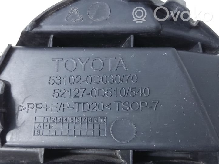 Toyota Yaris Tappo/coprigancio di traino anteriore 531020D030