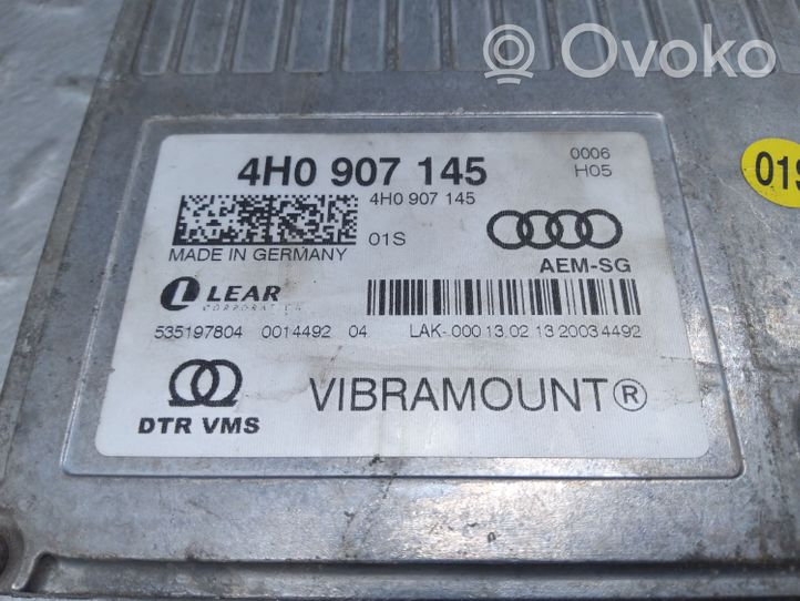 Audi A8 S8 D4 4H Module de commande suspension 4H0907145