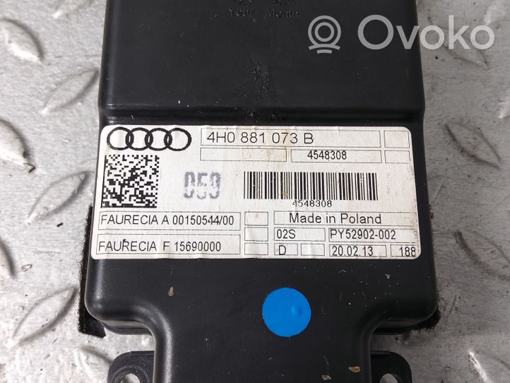 Audi A8 S8 D4 4H Istuimen säädön moduuli 4H0881073B