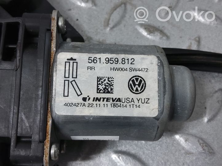 Volkswagen PASSAT B7 USA Takaoven ikkunan nostin moottorilla 561839462C