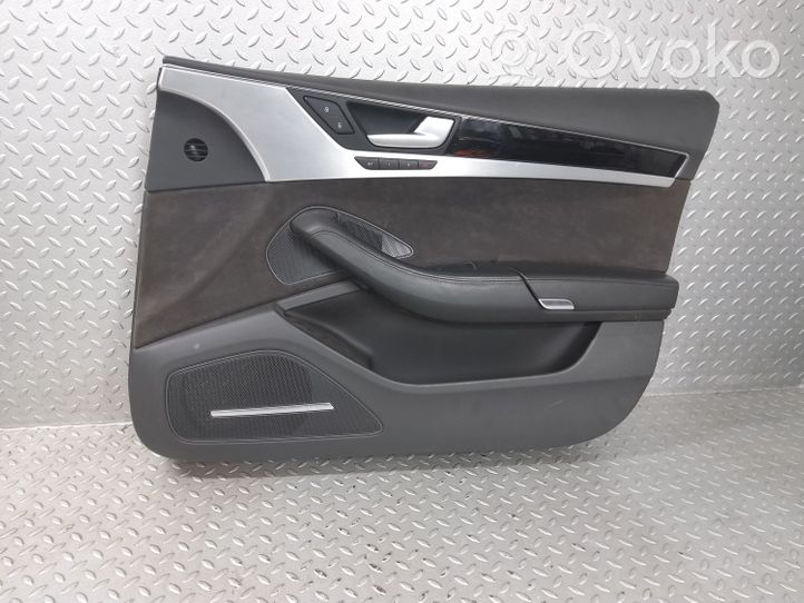 Audi A8 S8 D4 4H Garniture de panneau carte de porte avant 4H1867104B