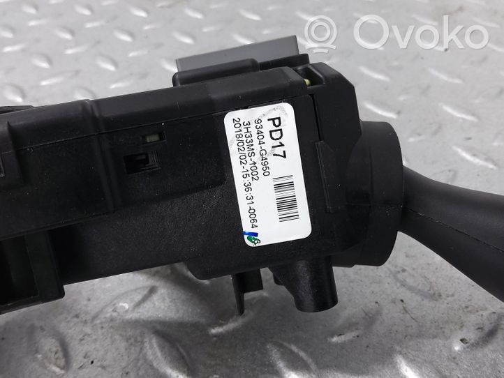 Hyundai i30 Leva/interruttore dell’indicatore di direzione e tergicristallo 93404G4950