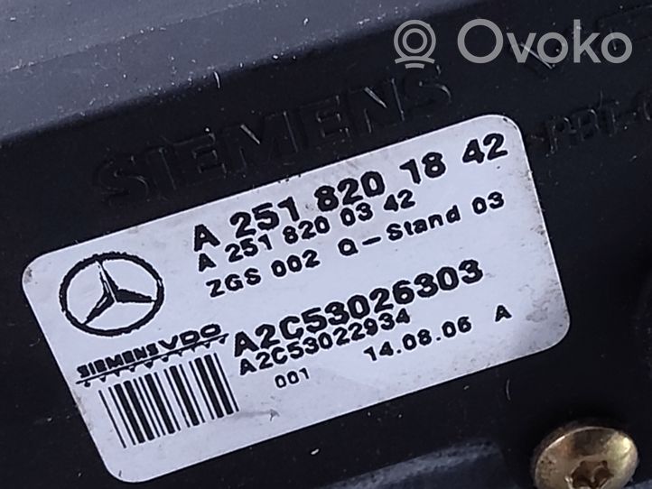 Mercedes-Benz R W251 Silnik szyby / okna karoseryjnego A2516700404
