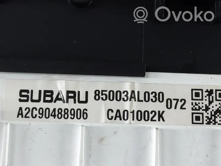 Subaru Outback (BS) Compteur de vitesse tableau de bord 85003AL030