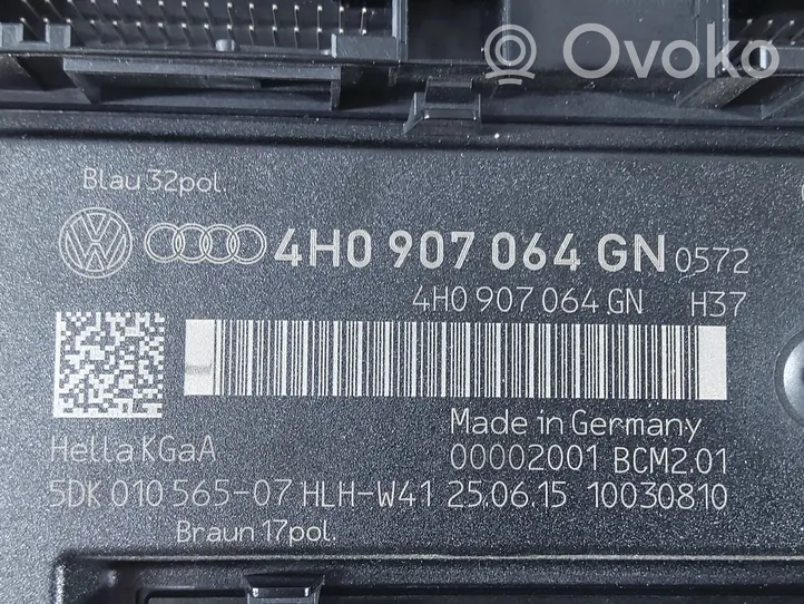 Audi A8 S8 D4 4H Mukavuusmoduuli 4H0907064GN