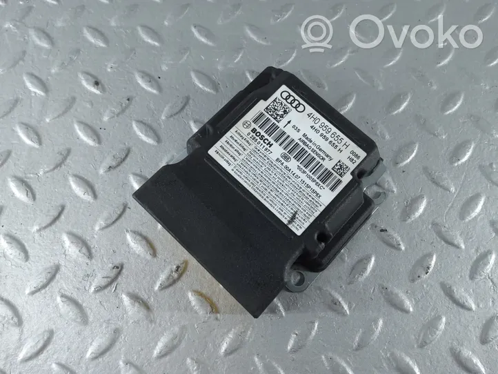 Audi A8 S8 D4 4H Module de contrôle airbag 4H0959655H