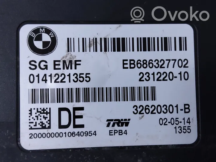 BMW 5 F10 F11 Moduł / Sterownik hamulca ręcznego 34436887358