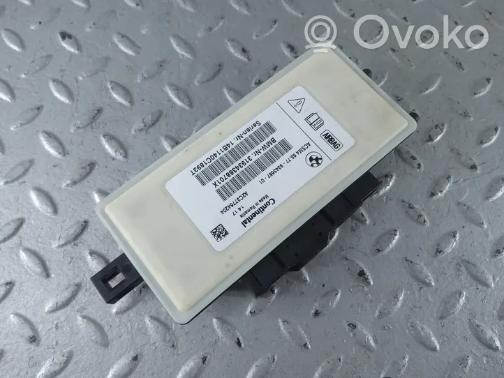 BMW 5 F10 F11 Airbag control unit/module 9343687