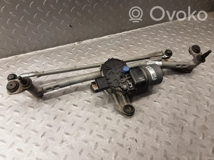 Volkswagen PASSAT B8 USA Mechanizm i silniczek wycieraczek szyby przedniej / czołowej 561955119B