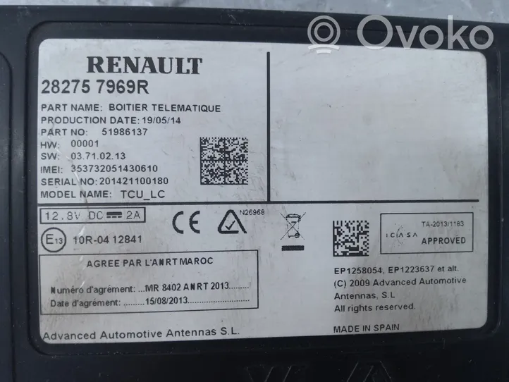 Renault Scenic III -  Grand scenic III GPS-navigaation ohjainlaite/moduuli 282757969R