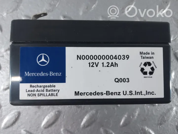 Mercedes-Benz A W177 Аккумулятор N000000004039