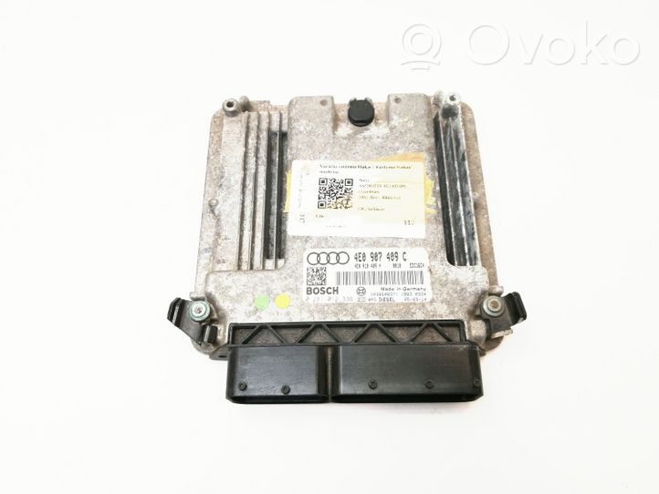 Audi A8 S8 D3 4E Calculateur moteur ECU 4E0907409C