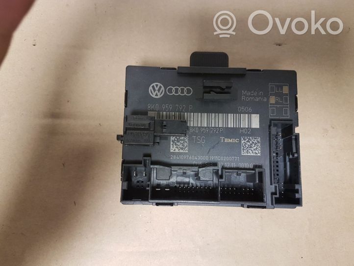 Audi A4 S4 B8 8K Unité de commande module de porte 8K0959792P