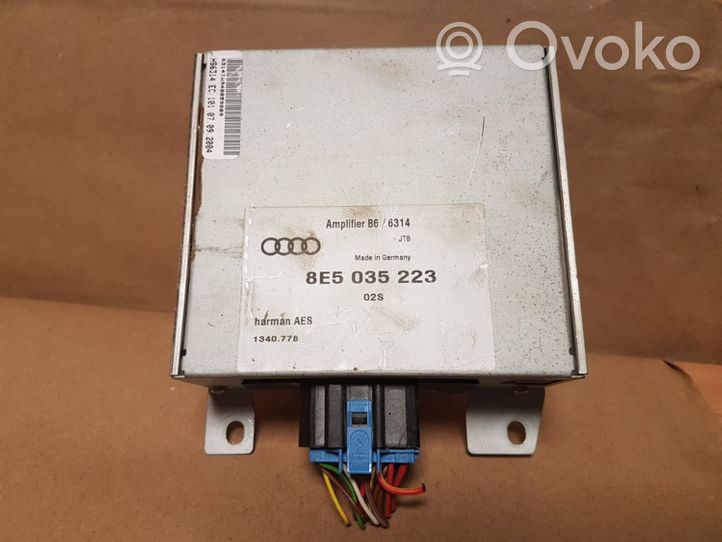 Audi A4 S4 B6 8E 8H Amplificateur de son 8E5035223