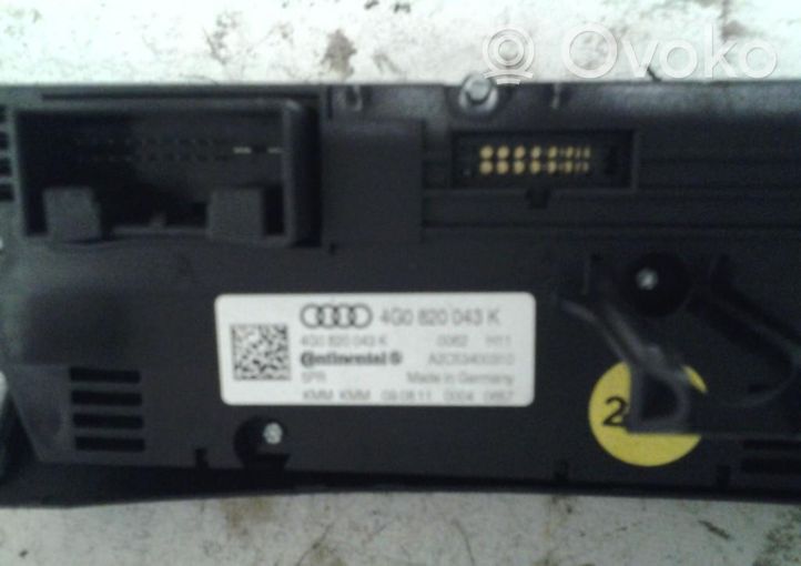 Audi A6 S6 C7 4G Panel klimatyzacji 4G0820043K