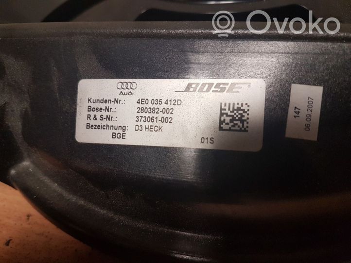 Audi A8 S8 D3 4E Subwoofer altoparlante 4E0035412D