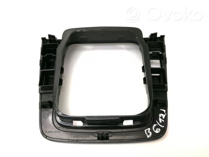 Volkswagen PASSAT B6 Rivestimento in pelle/manopola della leva del cambio 3C0864263E