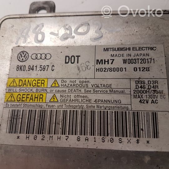 Audi A8 S8 D4 4H Sterownik / moduł świateł Xenon 8K0941597C