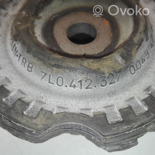 Volkswagen Touareg I Support de jambe de force supérieur avant 7L0412327