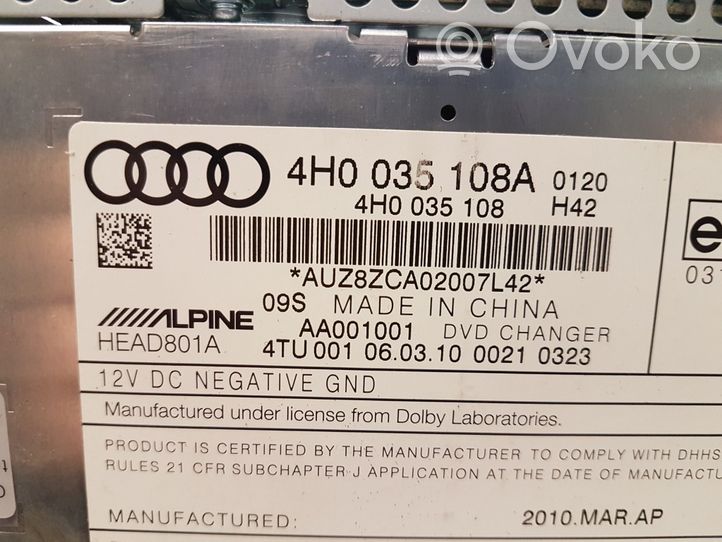 Audi A8 S8 D4 4H Zmieniarka płyt CD/DVD 4H0035108A