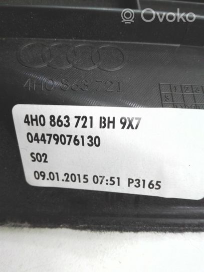 Audi A8 S8 D4 4H Cloison de coffre 4H0863721