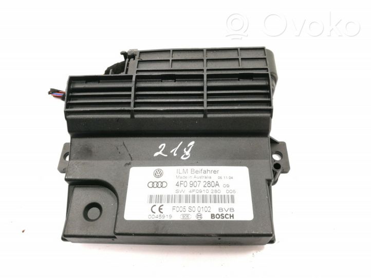 Audi A6 S6 C6 4F Maitinimo valdymo blokas 4F0907280A