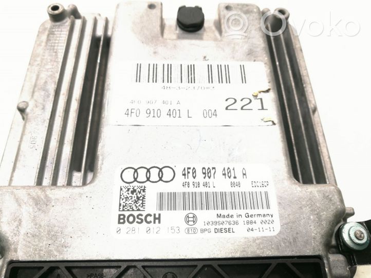 Audi A6 S6 C6 4F Centralina/modulo del motore 4F0907401A