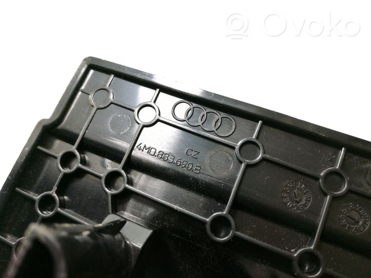 Audi Q7 4M Cache garniture rail de siège arrière 4M0883690B