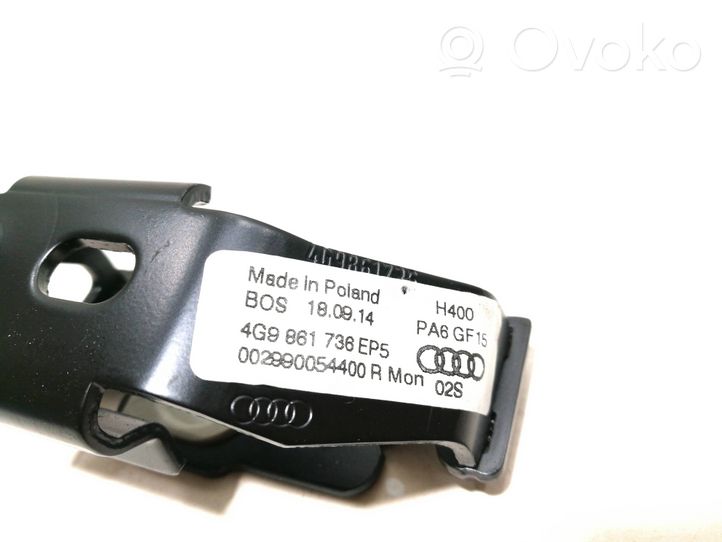 Audi A6 Allroad C7 Support, fixation pour filet à bagages 4G9861736