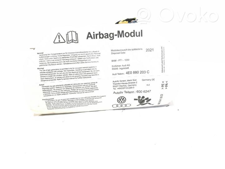 Audi A8 S8 D3 4E Airbag del passeggero 4E0880203C