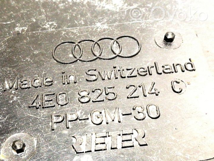 Audi A8 S8 D3 4E Polttoainesäiliön pohjapanssari 4E0825214C