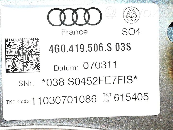 Audi A7 S7 4G Ohjauspyörän akselisarja 4G0419506S