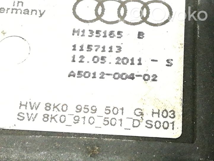 Audi A5 8T 8F Moduł / Sterownik wentylatora dmuchawy 8K0959501G