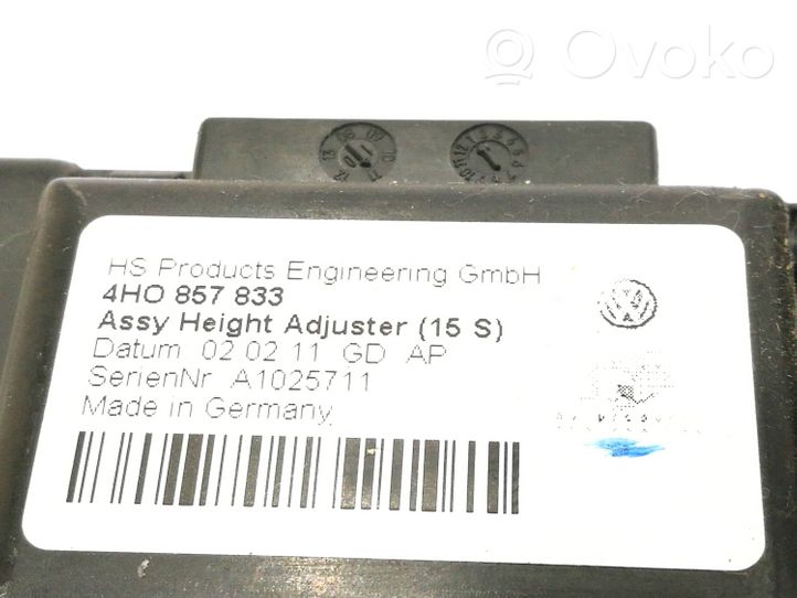 Audi A8 S8 D4 4H Silniczek regulacji pasów bezpieczeństwa 4H0857833