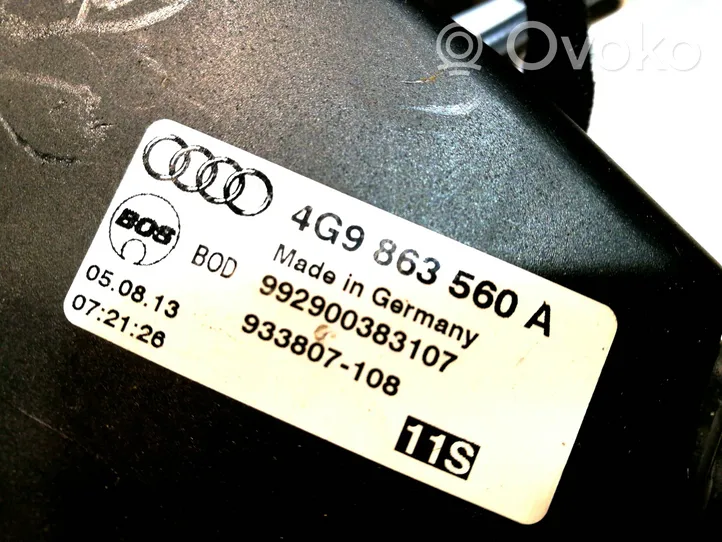 Audi A6 Allroad C7 Cache bagages, couvre-coffre 4G9863560A