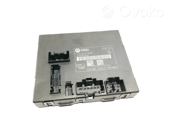 Audi A8 S8 D4 4H Modulo di controllo sedile 4H0959760E